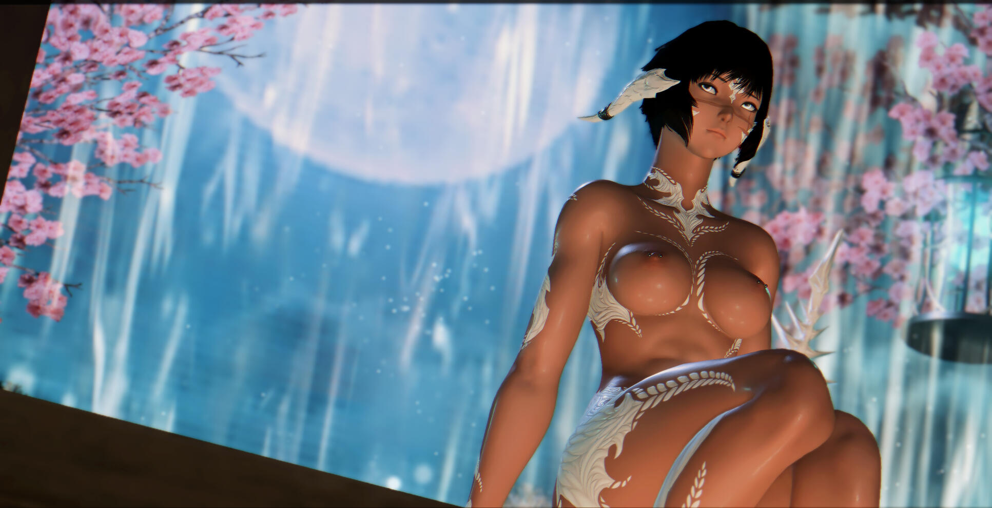 "Must you stare...?"